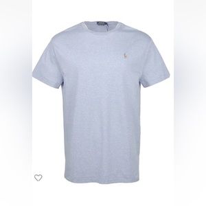 Polo Ralph, Lauren, men’s T-shirt, 100% cotton, classics, blue heather, Xxl